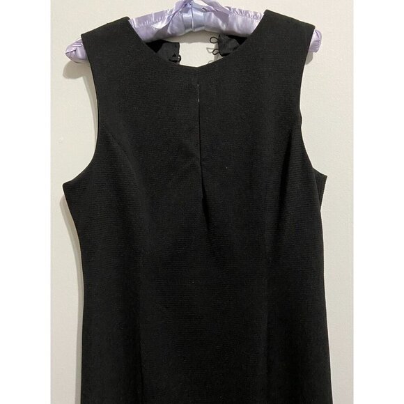 Sparkle & Fade Women's Sleeveless Black Fitted Dress Size L - Picture 10 of 13